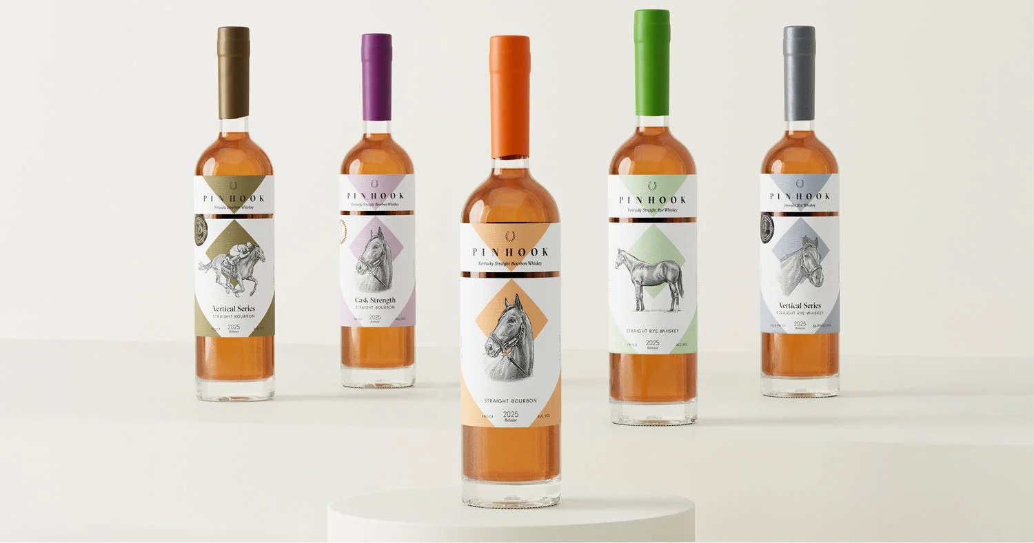 Pinhook Bourbon product imagery from its public website